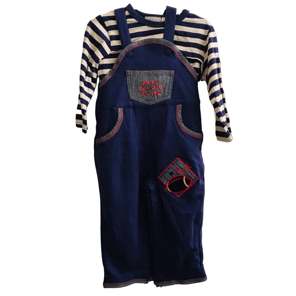 Basic Editions MVP Overalls 2 piece Set Infant Boys 24 months